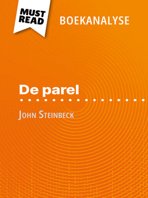 cover image of De parel van John Steinbeck (Boekanalyse)